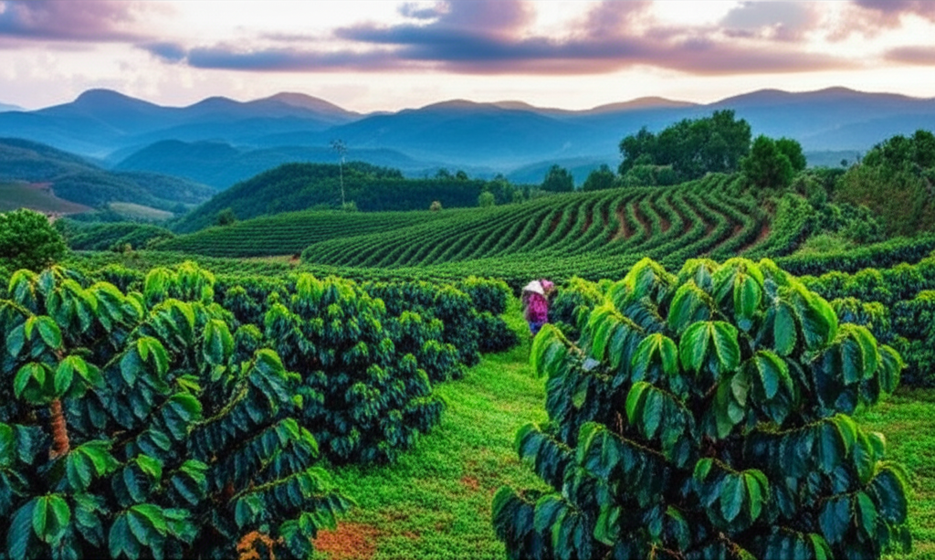 Đồi cà phê Tây Nguyên